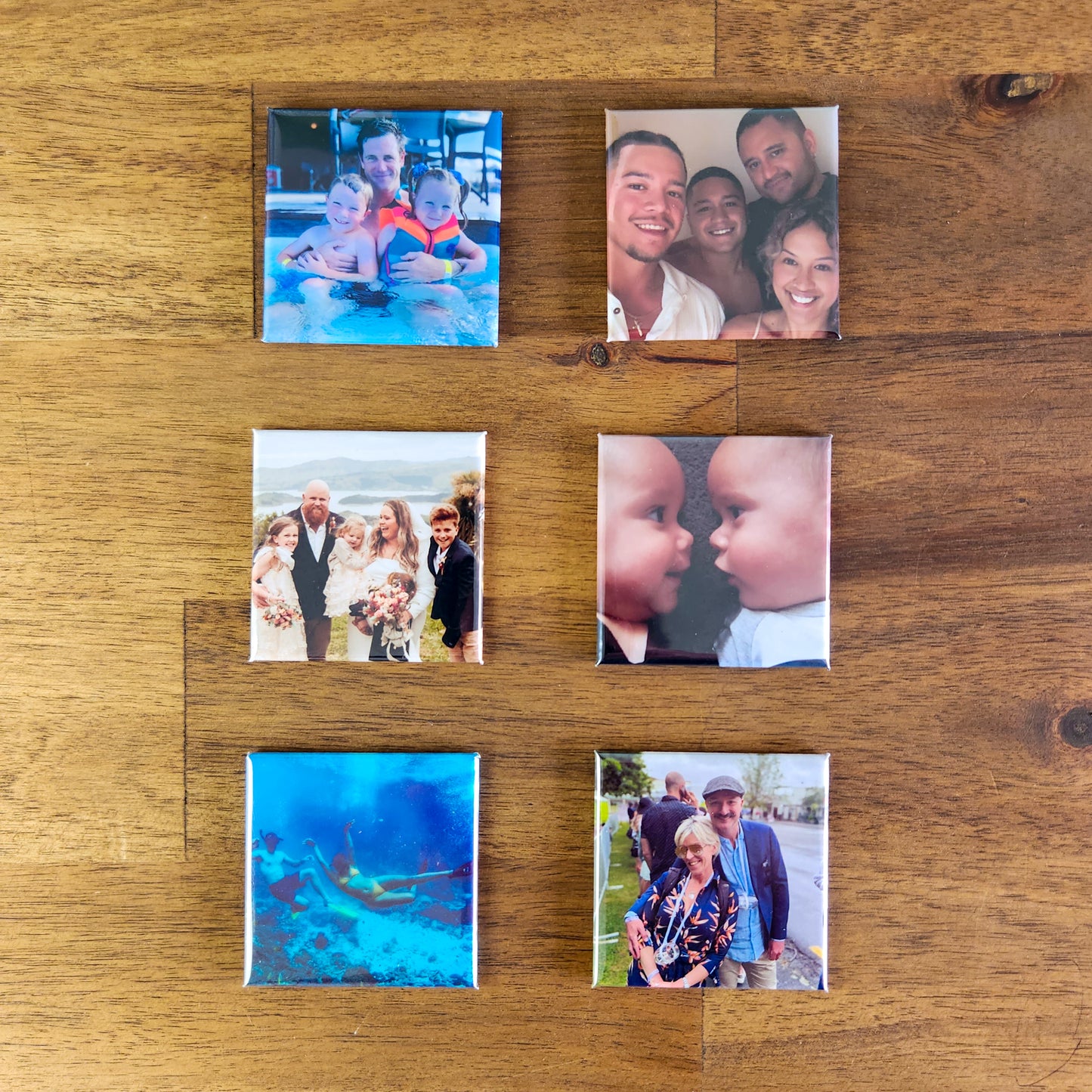 Custom photo magnets